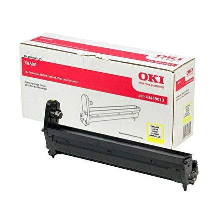 Oki C8600-43449013 Sarı Drum Ünitesi