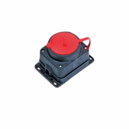 NE-AD 4007 KAUÇUKLU DUVAR PRİZ 3*25 A 