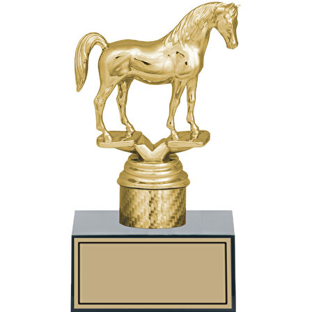 ODAK KUPA - Figürlü Kupalar - At Figürlü Kupalar FG-001 B - 17 cm