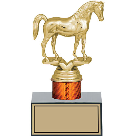 ODAK KUPA - Figürlü Kupalar - At Figürlü Kupalar FG-003 C - 17 cm