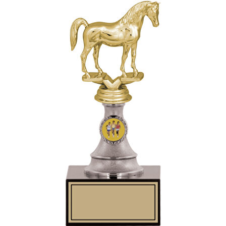 ODAK KUPA - Figürlü Kupalar - At Figürlü Kupalar FG-010 C - 23 cm