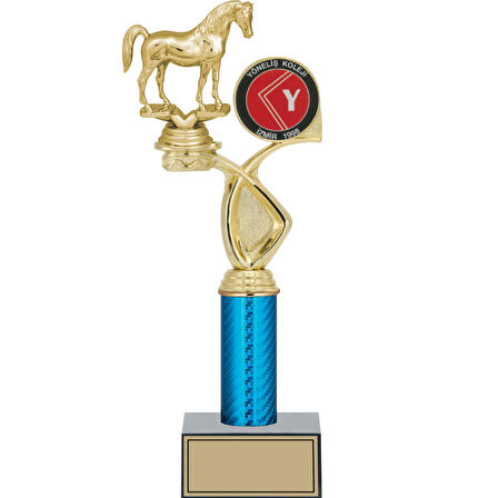 ODAK KUPA - Figürlü Kupalar - At Figürlü Kupalar FG-017 B - 34 cm