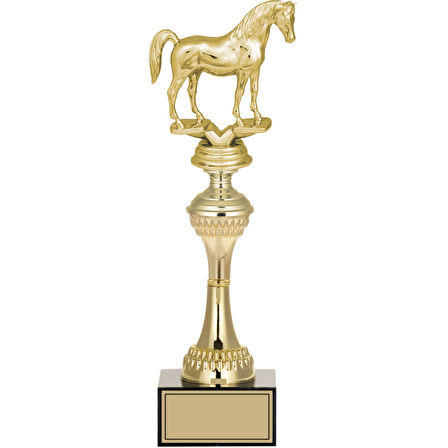 ODAK KUPA - Figürlü Kupalar - At Figürlü Kupalar FG-029 B - 32 cm