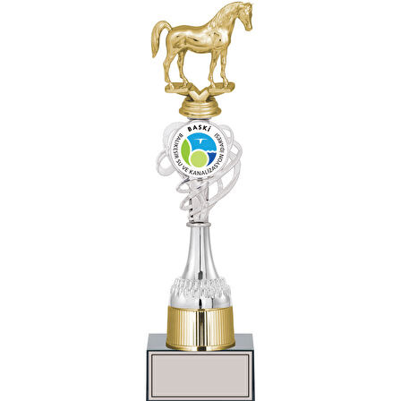 ODAK KUPA - Figürlü Kupalar - At Figürlü Kupalar FG-036 B - 37 cm