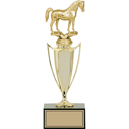 ODAK KUPA - Figürlü Kupalar - At Figürlü Kupalar FG-039 B - 30 cm