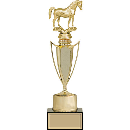 ODAK KUPA - Figürlü Kupalar - At Figürlü Kupalar FG-040 B - 34 cm