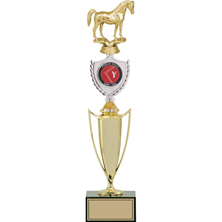 ODAK KUPA - Figürlü Kupalar - At Figürlü Kupalar FG-042 A - 44 cm