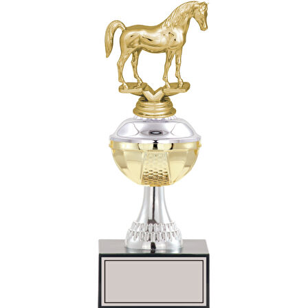 ODAK KUPA - Figürlü Kupalar - At Figürlü Kupalar FG-045 C - 28 cm