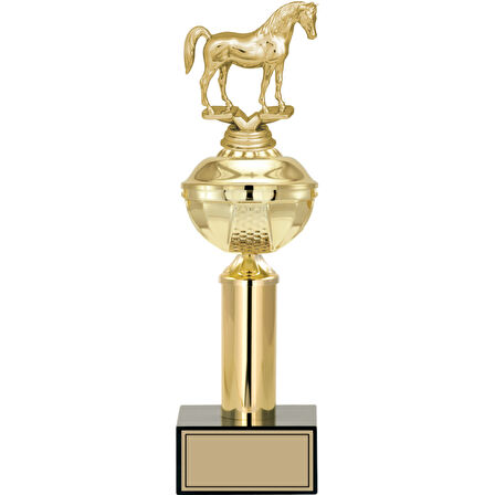 ODAK KUPA - Figürlü Kupalar - At Figürlü Kupalar FG-047 C - 36 cm