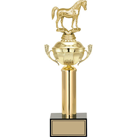 ODAK KUPA - Figürlü Kupalar - At Figürlü Kupalar FG-048 B - 38 cm