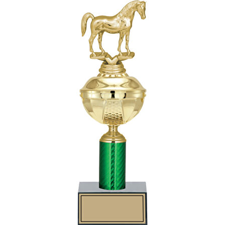 ODAK KUPA - Figürlü Kupalar - At Figürlü Kupalar FG-049 C - 34 cm