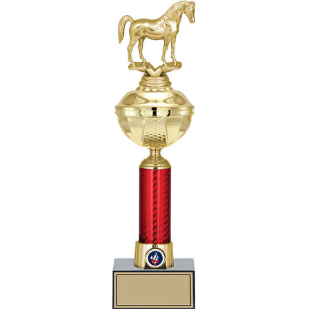 ODAK KUPA - Figürlü Kupalar - At Figürlü Kupalar FG-053 B - 40 cm