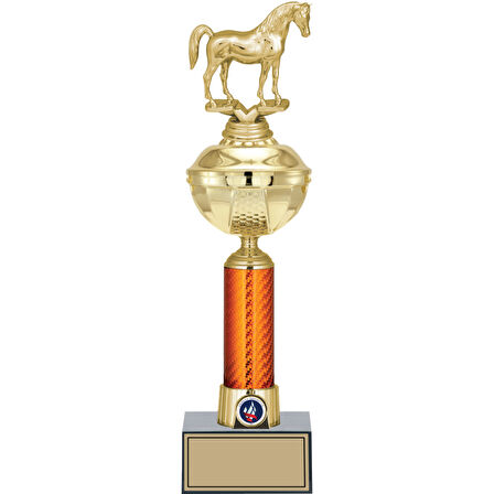 ODAK KUPA - Figürlü Kupalar - At Figürlü Kupalar FG-055 B - 40 cm