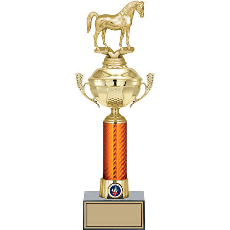 ODAK KUPA - Figürlü Kupalar - At Figürlü Kupalar FG-056 B - 40 cm