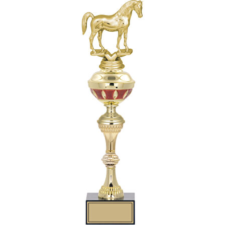 ODAK KUPA - Figürlü Kupalar - At Figürlü Kupalar FG-064 C - 42 cm