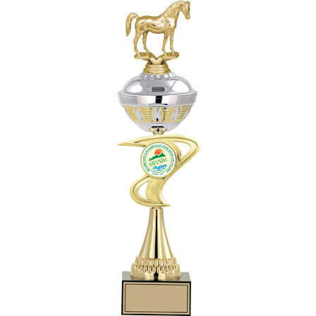 ODAK KUPA - Figürlü Kupalar - At Figürlü Kupalar FG-065 A - 46 cm