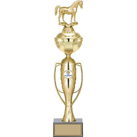 ODAK KUPA - Figürlü Kupalar - At Figürlü Kupalar FG-071 C - 45 cm