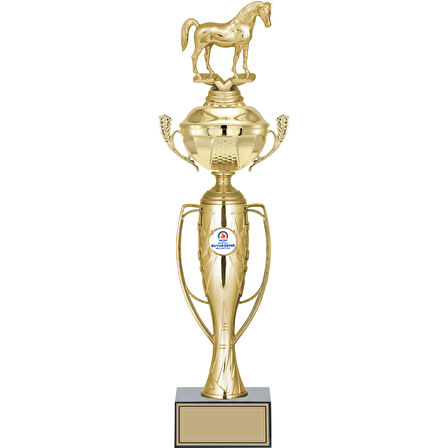 ODAK KUPA - Figürlü Kupalar - At Figürlü Kupalar FG-072 C - 45 cm