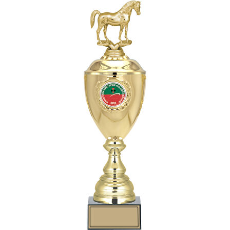 ODAK KUPA - Figürlü Kupalar - At Figürlü Kupalar FG-079 B - 45 cm