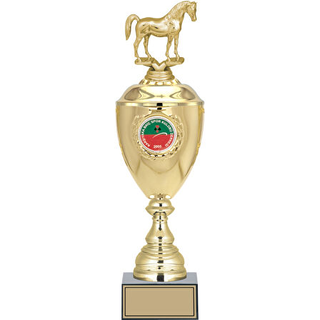 ODAK KUPA - Figürlü Kupalar - At Figürlü Kupalar FG-079 C - 44 cm