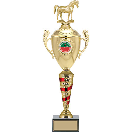 ODAK KUPA - Figürlü Kupalar - At Figürlü Kupalar FG-082 C - 53 cm