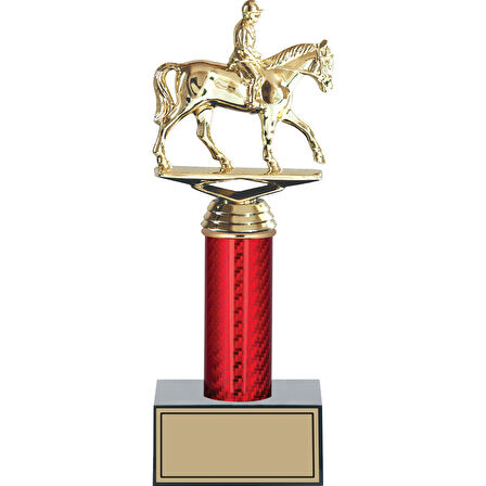 ODAK KUPA - Figürlü Kupalar - At / Binici Figürlü Kupalar FG-004 A - 27 cm