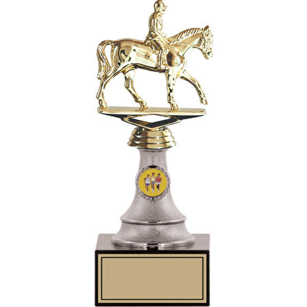 ODAK KUPA - Figürlü Kupalar - At / Binici Figürlü Kupalar FG-010 B - 26 cm