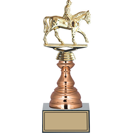 ODAK KUPA - Figürlü Kupalar - At / Binici Figürlü Kupalar FG-024 C - 28 cm