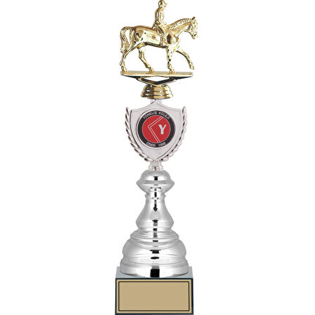 ODAK KUPA - Figürlü Kupalar - At / Binici Figürlü Kupalar FG-035 A - 41 cm