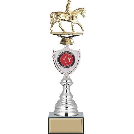ODAK KUPA - Figürlü Kupalar - At / Binici Figürlü Kupalar FG-035 C - 38 cm