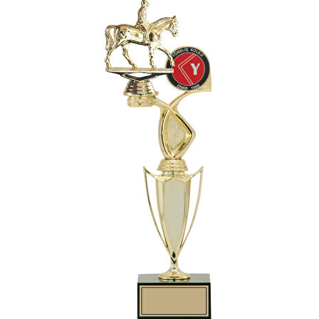 ODAK KUPA - Figürlü Kupalar - At / Binici Figürlü Kupalar FG-043 B - 41 cm