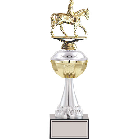 ODAK KUPA - Figürlü Kupalar - At / Binici Figürlü Kupalar FG-045 A - 35 cm