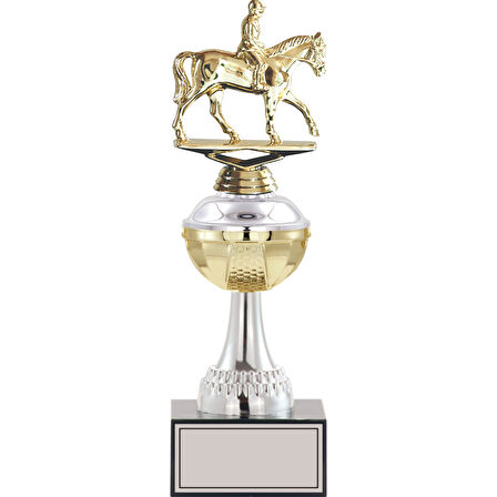 ODAK KUPA - Figürlü Kupalar - At / Binici Figürlü Kupalar FG-045 B - 32 cm
