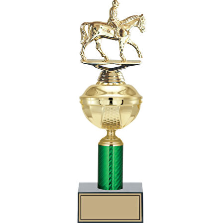 ODAK KUPA - Figürlü Kupalar - At / Binici Figürlü Kupalar FG-049 C - 36 cm