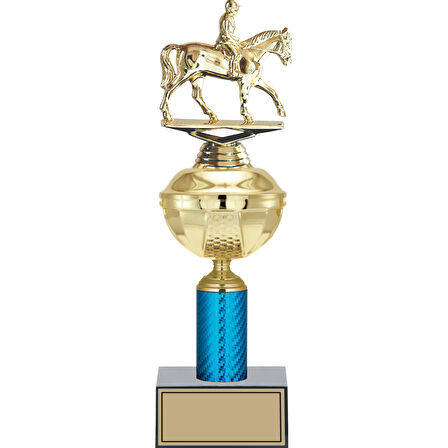 ODAK KUPA - Figürlü Kupalar - At / Binici Figürlü Kupalar FG-051 C - 36 cm