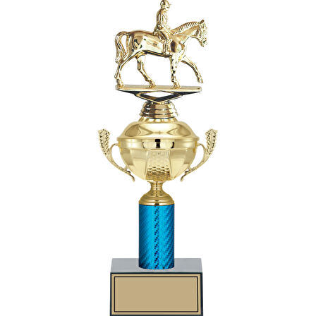 ODAK KUPA - Figürlü Kupalar - At / Binici Figürlü Kupalar FG-052 C - 36 cm