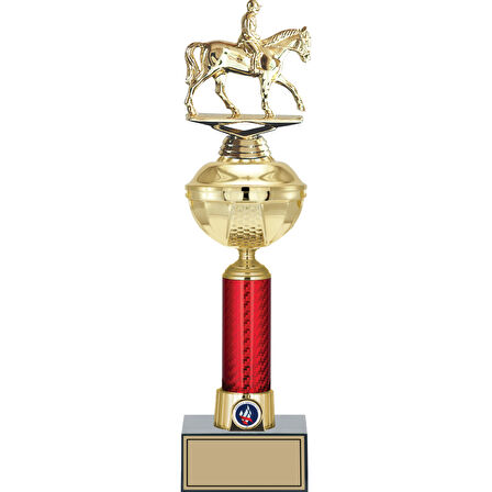 ODAK KUPA - Figürlü Kupalar - At / Binici Figürlü Kupalar FG-053 B - 42 cm