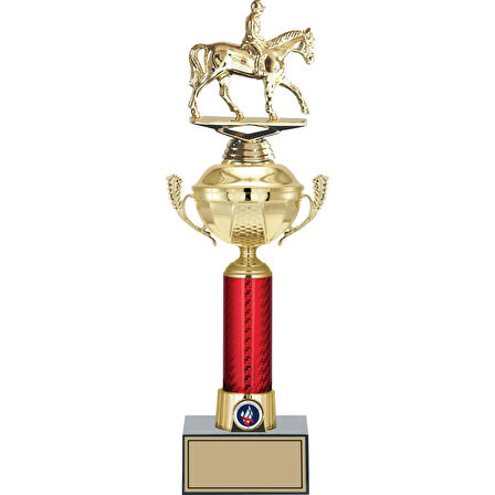 ODAK KUPA - Figürlü Kupalar - At / Binici Figürlü Kupalar FG-054 B - 42 cm