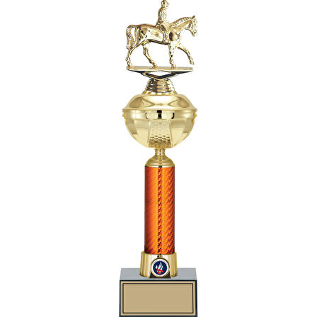 ODAK KUPA - Figürlü Kupalar - At / Binici Figürlü Kupalar FG-055 A - 45 cm