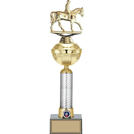 ODAK KUPA - Figürlü Kupalar - At / Binici Figürlü Kupalar FG-057 A - 45 cm