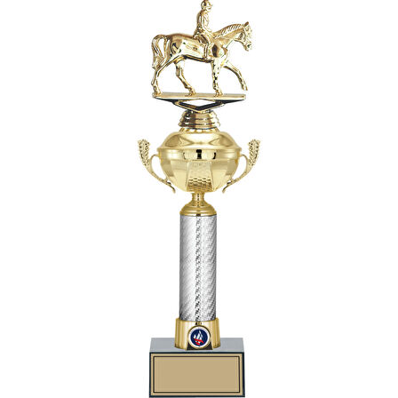 ODAK KUPA - Figürlü Kupalar - At / Binici Figürlü Kupalar FG-058 A - 45 cm