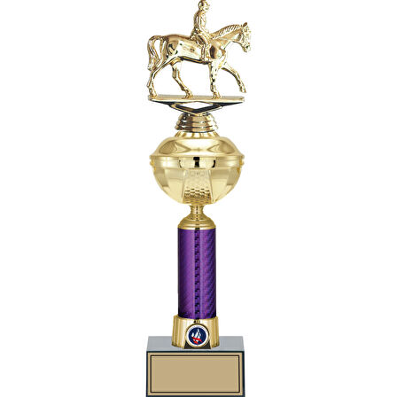 ODAK KUPA - Figürlü Kupalar - At / Binici Figürlü Kupalar FG-059 B - 42 cm