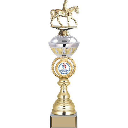 ODAK KUPA - Figürlü Kupalar - At / Binici Figürlü Kupalar FG-066 A - 48 cm
