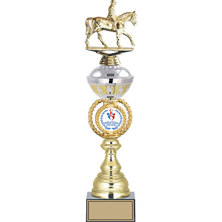 ODAK KUPA - Figürlü Kupalar - At / Binici Figürlü Kupalar FG-066 B - 45 cm