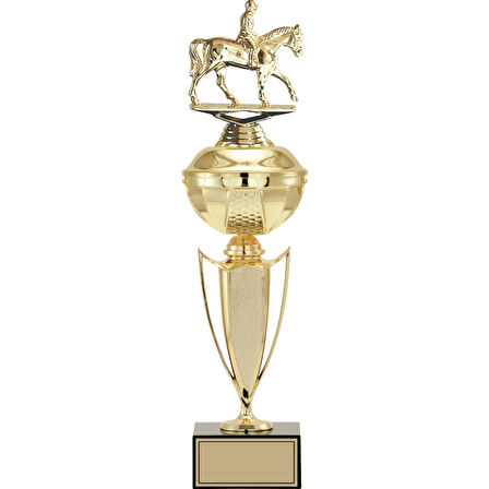 ODAK KUPA - Figürlü Kupalar - At / Binici Figürlü Kupalar FG-067 A - 46 cm