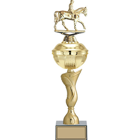 ODAK KUPA - Figürlü Kupalar - At / Binici Figürlü Kupalar FG-069 A - 49 cm