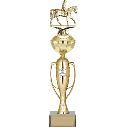 ODAK KUPA - Figürlü Kupalar - At / Binici Figürlü Kupalar FG-071 C - 47 cm