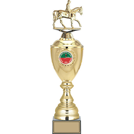 ODAK KUPA - Figürlü Kupalar - At / Binici Figürlü Kupalar FG-079 A - 49 cm