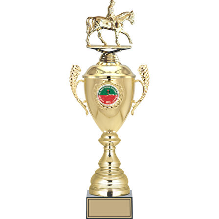 ODAK KUPA - Figürlü Kupalar - At / Binici Figürlü Kupalar FG-080 A - 49 cm