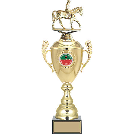 ODAK KUPA - Figürlü Kupalar - At / Binici Figürlü Kupalar FG-080 B - 47 cm
